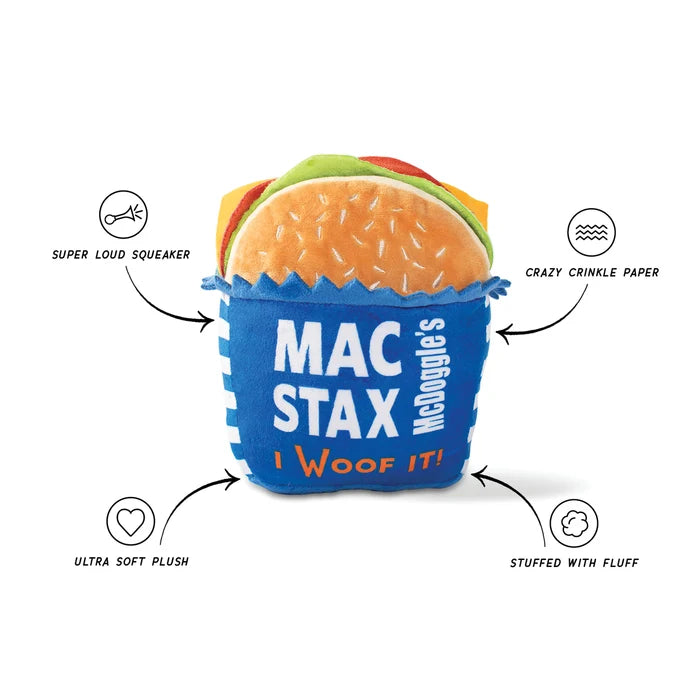 Wagsdale McDoggle's Max Stax Plush Dog Toy