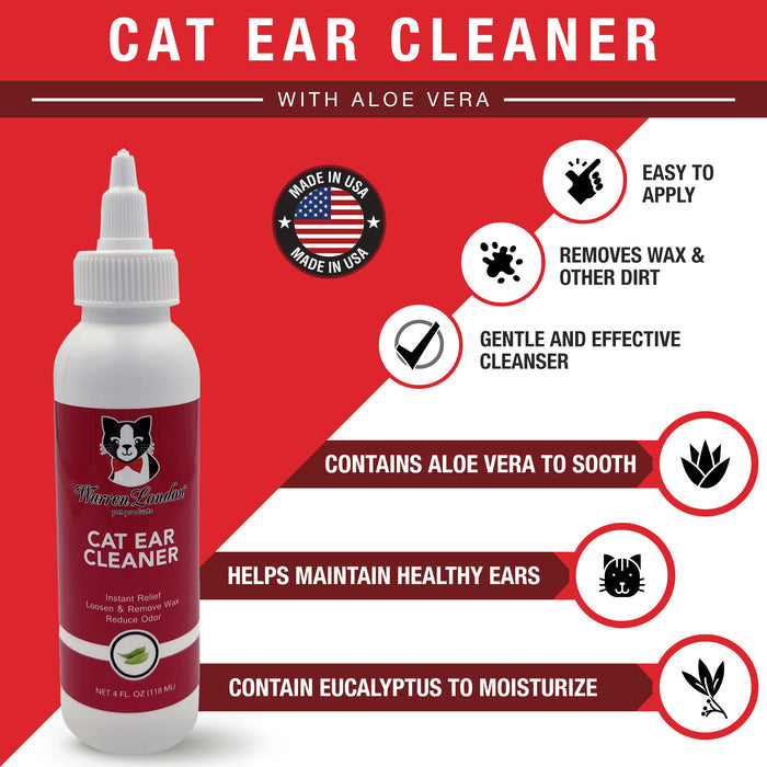 Warren London Cat Ear Cleaner 4oz