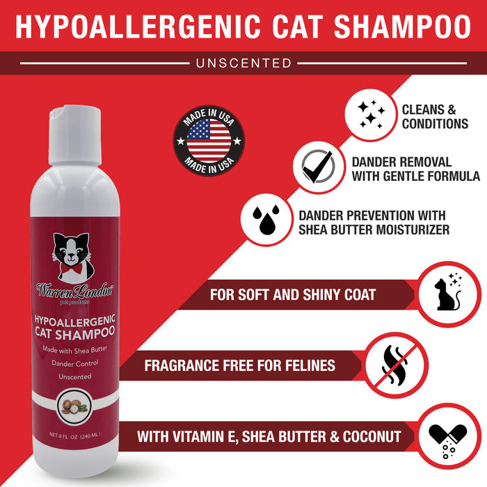 Warren London Cat Shampoo Unscented 8oz