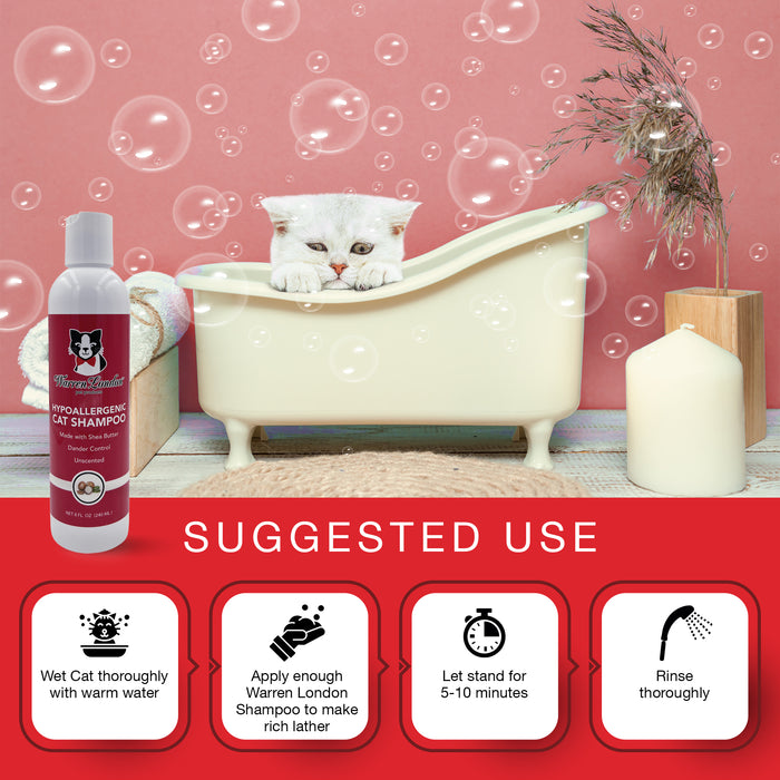 Warren London Cat Shampoo Unscented 8oz