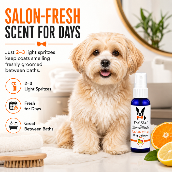 Warren London Wet Kiss Dog Cologne Tuscan Citrus 2oz