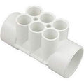 Waterway 2" Slip x 2" Slip (6) 3/4 Port Manifold - 672-4270