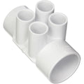 Waterway 2 Spg x 2 S x (4) 1/2 S Port Manifold - 672-4250