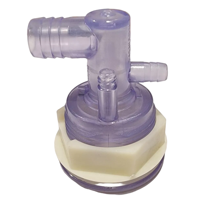 Waterway Clear Poly Storm Jet Body- For LED jets 3/4" RB X 3.8" RB - Threaded- 228-0308