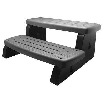 WaterWay Hot tub steps Pool Store Canada Waterway Hot Tub Steps - Coastal Grey - Pool Store Canada
