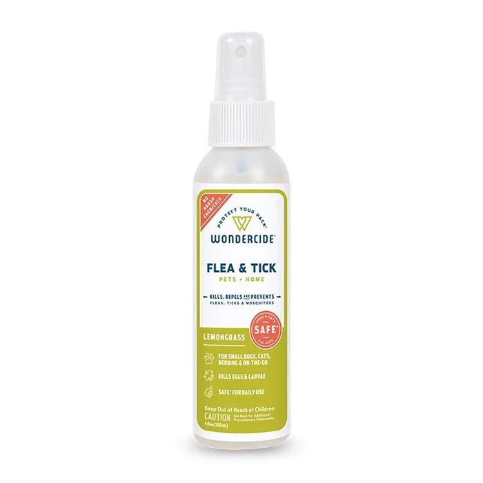 Wondercide - Flea, Tick & Mosquito Control Spray for Pets + Home - 4 oz - Lemongrass