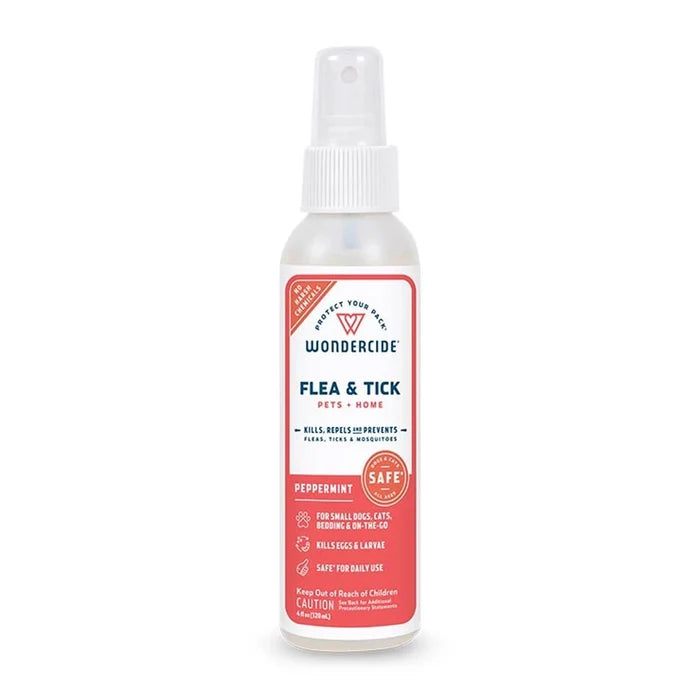 Wondercide - Flea, Tick & Mosquito Control Spray for Pets + Home - 4 oz - Peppermint