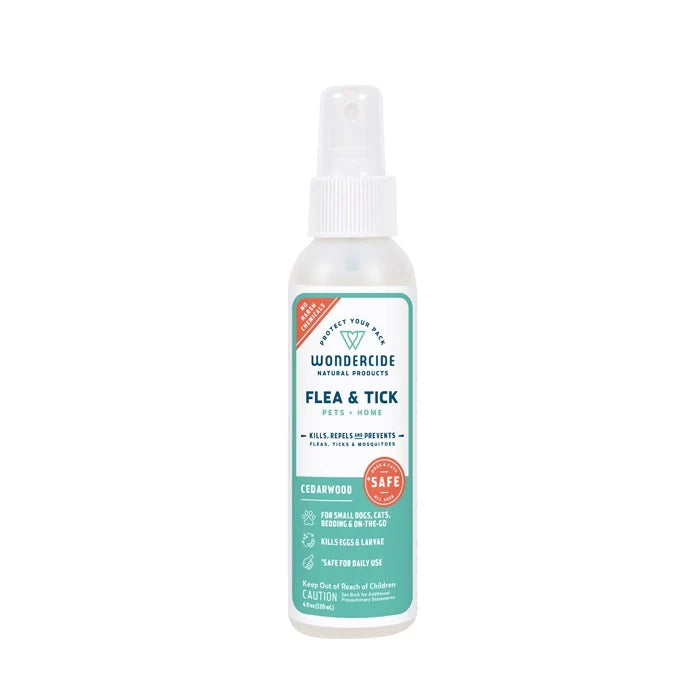 Wondercide - Flea, Tick & Mosquito Spray for Pets + Home - 4 oz Cedar