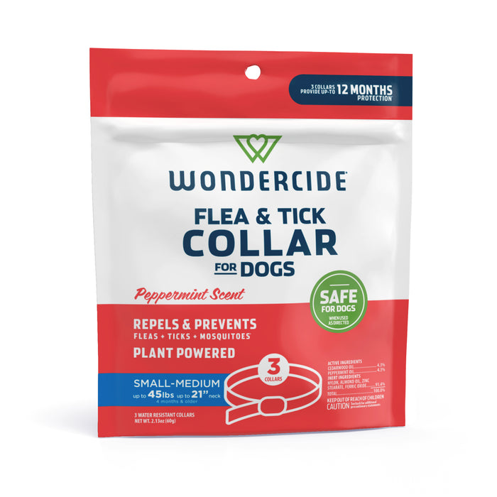 Wondercide Flea & Tick Dog Collar Peppermint 3pk