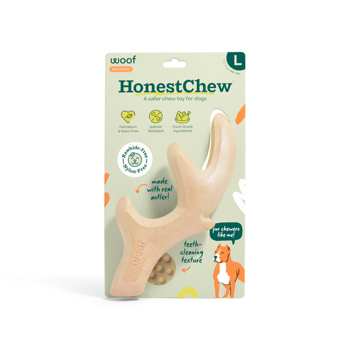 WOOF HonestChew Antler Chew Large