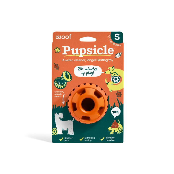 WOOF Pumpkin Pupsicle Small