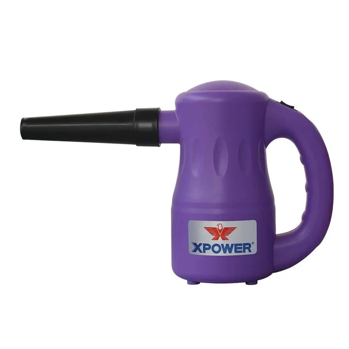 XPOWER B-53 Airrow Pro Multipurpose Home Pet Dryer, Duster, Air Pump, Blower - Purple