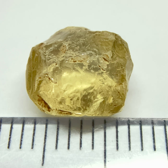 Yellow Tourmaline Crystal, 3.39ct, VVS-IF, Tanzania, Untreated Unheated.