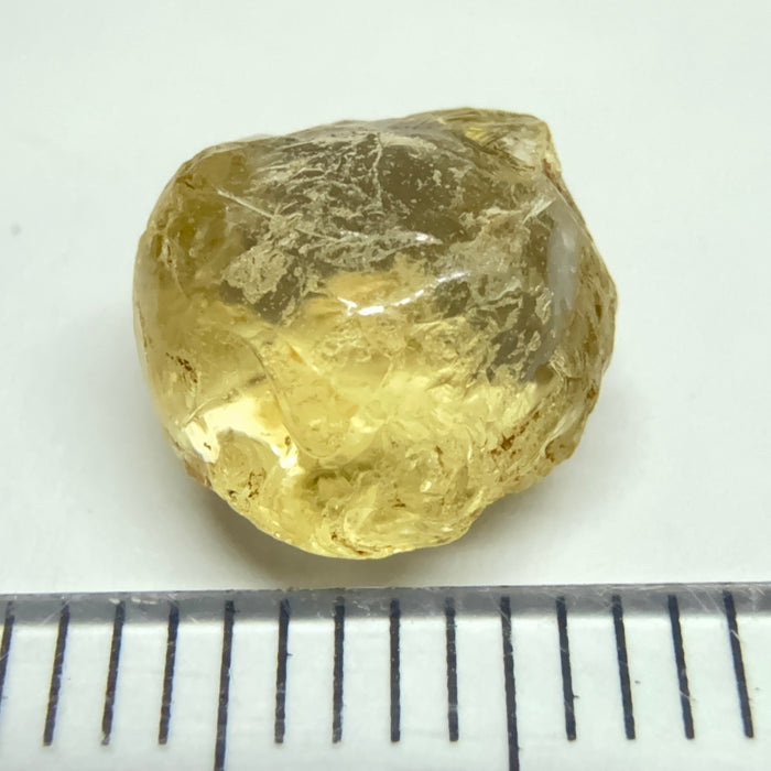 Yellow Tourmaline Crystal, 3.39ct, VVS-IF, Tanzania, Untreated Unheated.