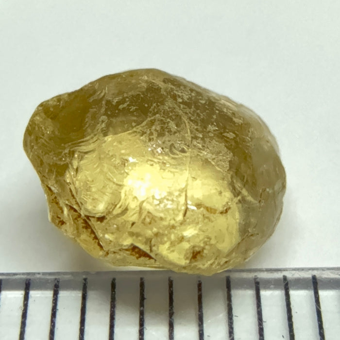 Yellow Tourmaline Crystal, 3.39ct, VVS-IF, Tanzania, Untreated Unheated.
