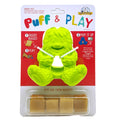 Yeti Dog Chew Puff & Play Hangry Yeti Green