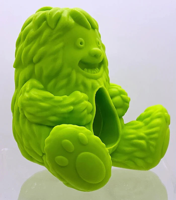 Yeti Dog Chew Puff & Play Hangry Yeti Green