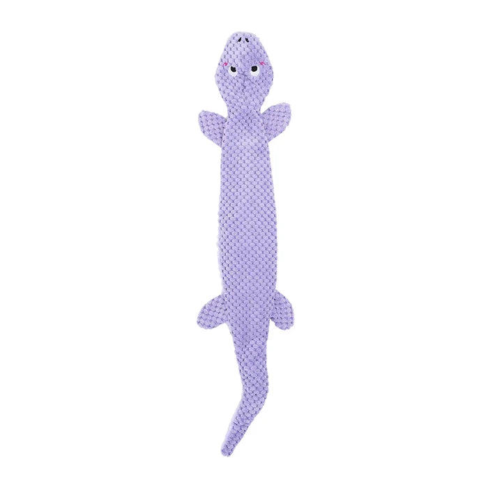 ZippyPaws Rope Reptilez Purple Lizard Dog Rope Toy