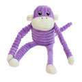ZippyPaws Spencer Crinkle Monkey Purple Small