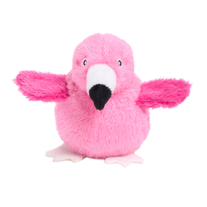 ZippyPaws ZippyTuff+ 2-in-1 Birdiez Flamingo Dog Chew Toy