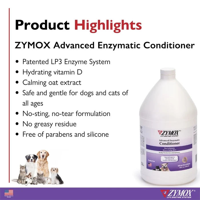 Zymox Advanced Enzymatic Conditioner - 1 gallon