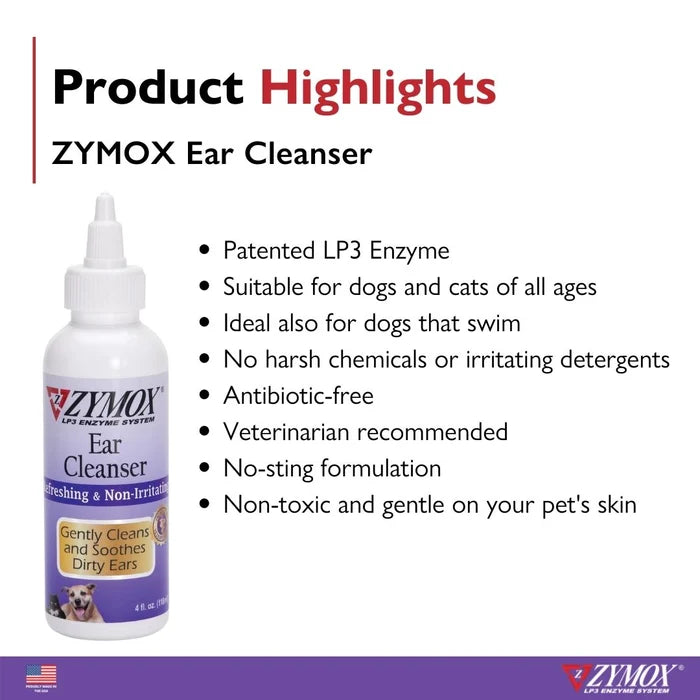 Zymox Ear Cleanser 4oz